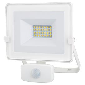 LED-valonheitin Harju Promo liiketunnistimella valkoinen 30 W 2400 lm 4000 K IP44