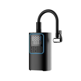 Ladattava rengaspumppu LED-näytöllä Harju musta 75 x 55 x 125 mm