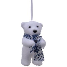 Joulukoriste jääkarhu 8 cm lajitelma