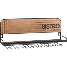 Mukiteline Bistro 8 koukkua 48 x 12 x 20 cm
