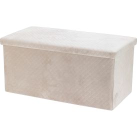 Säilytyspenkki valkoinen 77 x 39 x 38 cm