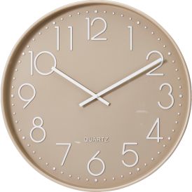 Seinäkello taupe Ø 54 cm