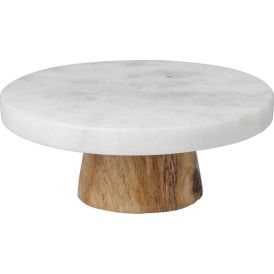 Kakkuvati marmori valkoinen Ø 15 cm