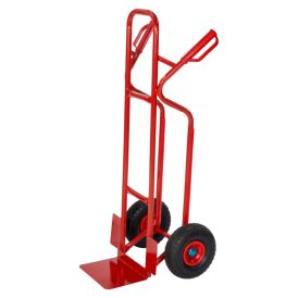 Nokkakärry porrasliukukiskoilla punainen 200 kg