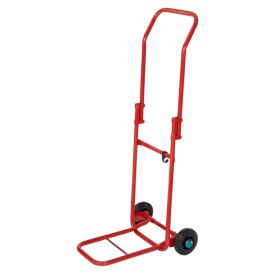 Nokkakärry kokoontaitettava punainen 120 kg