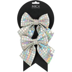 Koristerusetti 12 x 13 cm hopea 2 kpl