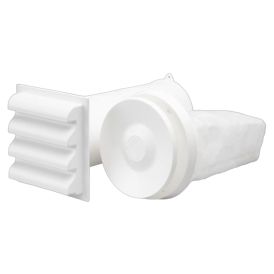 Korvausilmaventtiili Velco Mökkiventtiili valkoinen Ø 105 mm