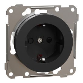 Pistorasia ELKO One musta 72 x 72 mm 1-os