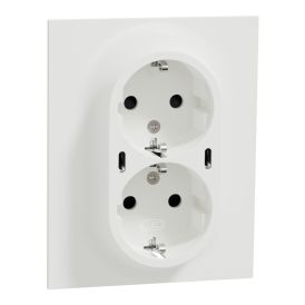 Pistorasia ELKO One 2 x USB-C valkoinen 87 x 109 mm 2-os