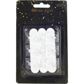 Kiinnityskoukut 27 x 22 mm 6kpl