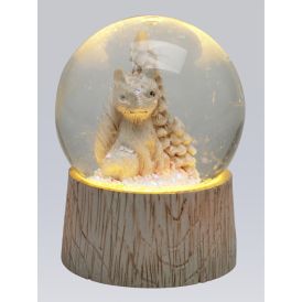Joulukoriste lumihiutalepallo 6,5 cm lajitelma