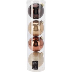 Joulupallo 10 cm 4-väri 4 kpl