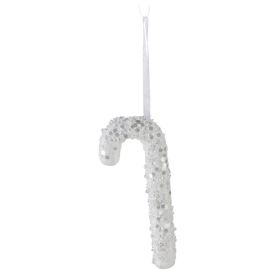 Karkkitanko 17 cm glitter valkoinen 