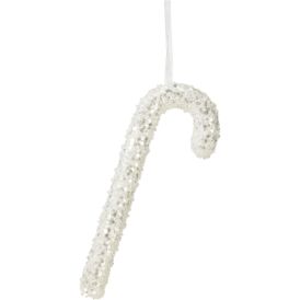 Karkkitanko 32 cm glitter valkoinen 