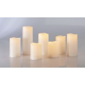 LED-ulkokynttilä setti 7 kpl