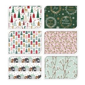 Joululahjapaperi 70 cm x 2 m lajitelma