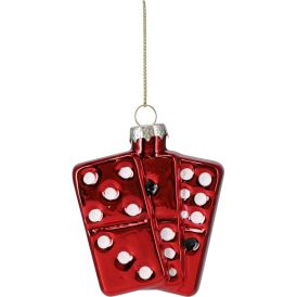 Joulukoriste domino-noppa lajitelma