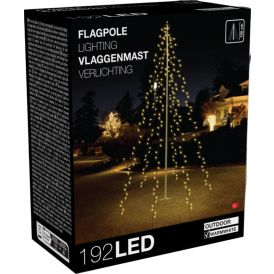 Lipputankovalosarja 192 x LED lämmin valkoinen 2,08 m IP44