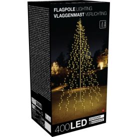 Lipputankovalosarja 400 x LED lämmin valkoinen 8 m IP44