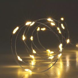 LED-valosarja hopea 160 LED 7,95 m