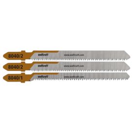 Pistosahanteräsarja Wolfcraft Laminate 3 kpl/pkt
