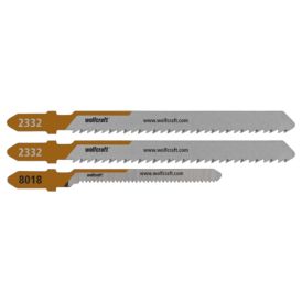 Pistosahanteräsarja Wolfcraft Parquet 3 kpl/pkt