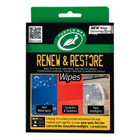 Puhdistusliina Turtle Wax Renew & Restore Wipes 8 kpl