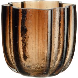 Lyhty Ylva 15 cm ruskea