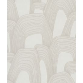 Kuitutapetti Whisper 36428 greige kaaret 0,53 x 10,05 m