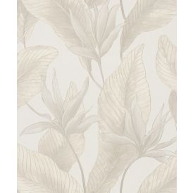 Kuitutapetti Whisper 36462 beige kukinto 0,53 x 10,05 m