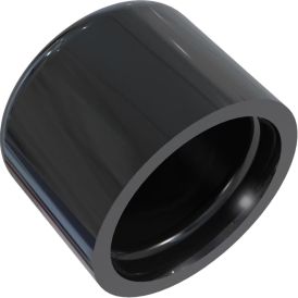 Ylivuotoyhteen tulppa Prevex U-25 musta Ø 25 mm