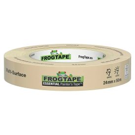 Maalarinteippi FrogTape Essential beige 24 mm x 50 m