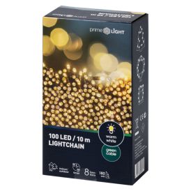 Valosarja Prime Light lämmin valkoinen 100 x LED 10 m