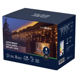 Valosarja Prime Light jääpuikko 480 x LED lämmin valkoinen 12 m