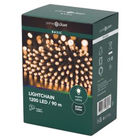 Valosarja Prime Light 1200 x LED lämmin valkoinen 90 m IP44