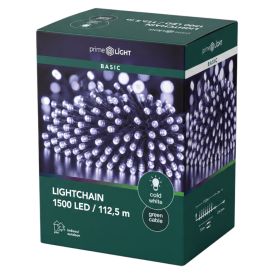 Valosarja Prime Light 1500 x LED kylmä valkoinen 112,5 m