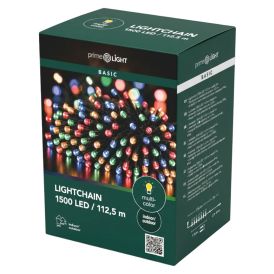 Valosarja Prime Light 1500 x LED monivärinen 112,5 m