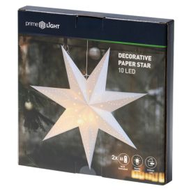 Paperitähti Prime Light lämmin valkoinen Ø 44 cm