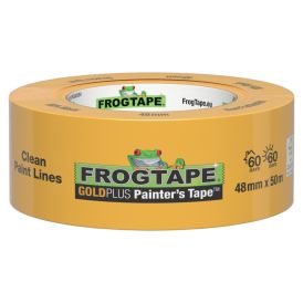Maalarinteippi FrogTape Gold Plus keltainen 48 mm x 50 m