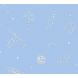 Kuitutapetti A.S. Création Kids Avaruus 0,53 x 10,05 m