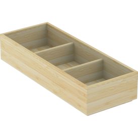 Laatikonjakaja IDO Sense Modern H-jako bambu 12,7 x 32,9 x 6,7 cm