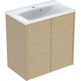 Allaskaappipaketti IDO Sense Modern Compact luonnontammi 61,5 x 37,5 cm, 2 ovea
