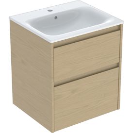 Allaskaappipaketti IDO Sense Modern luonnontammi 55 x 48 cm, 2 laatikkoa