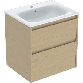 Allaskaappipaketti IDO Sense Modern luonnontammi 60 x 48 cm, 2 laatikkoa