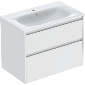 Allaskaappipaketti IDO Sense Modern valkoinen 80 x 48 cm, 2 laatikkoa