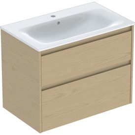 Allaskaappipaketti IDO Sense Modern luonnontammi 80 x 48 cm, 2 laatikkoa