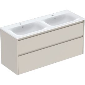 Allaskaappipaketti IDO Sense Modern hiekanharmaa 130 x 48 cm, 2 laatikkoa
