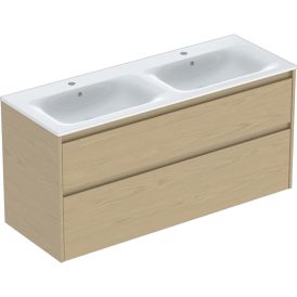 Allaskaappipaketti IDO Sense Modern luonnontammi 130 x 48 cm, 2 laatikkoa
