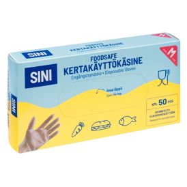 Kertakäyttökäsine Sini Foodsafe M 50 kpl