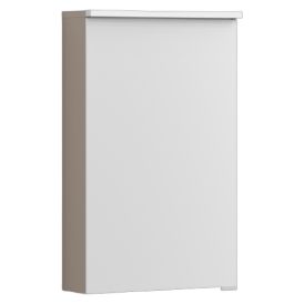 LED-peilikaappi Svedbergs Stilla allasvalolla greige 45 x 15 x 72 cm